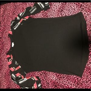 Lularoe randy lipstick shirt